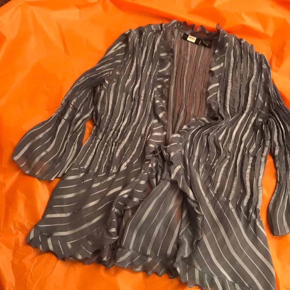 Studio 1940 over blouse. Blue. 18/20